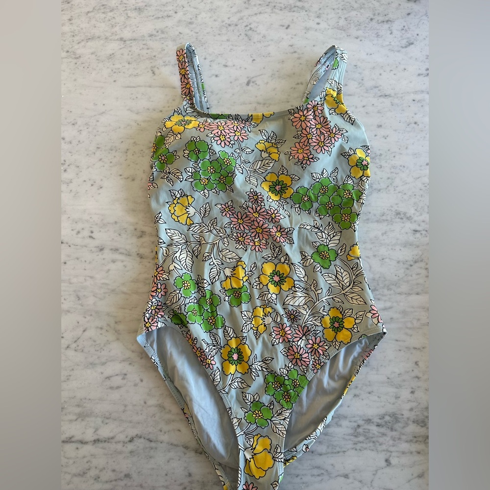 TORY BURXH FLORAL One-Piece Swimsuit